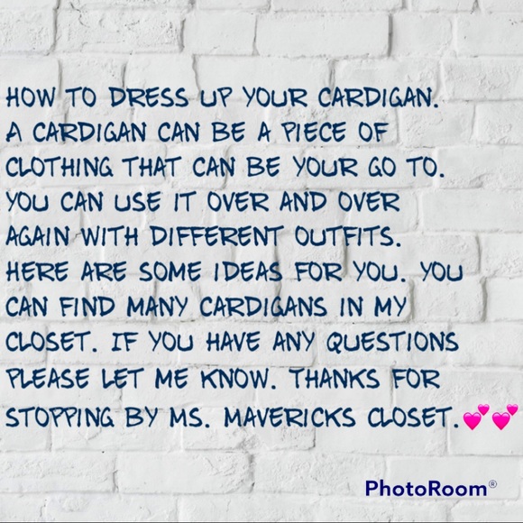 Dressing With Cardigans. - Picture 1 of 5